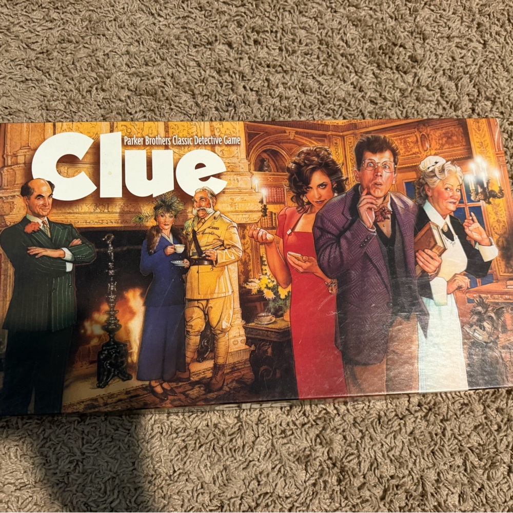 Clue Classic Detective Game – – Multicolor Box